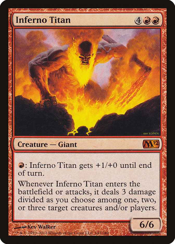 Inferno Titan [Magic 2012] - Magic: The Gathering - Card Brawlers | Quebec | Canada |