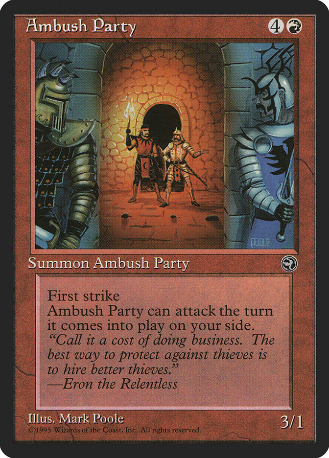 Ambush Party (Eron Flavor Text) [Homelands] - Magic: The Gathering - Card Brawlers | Quebec | Canada |