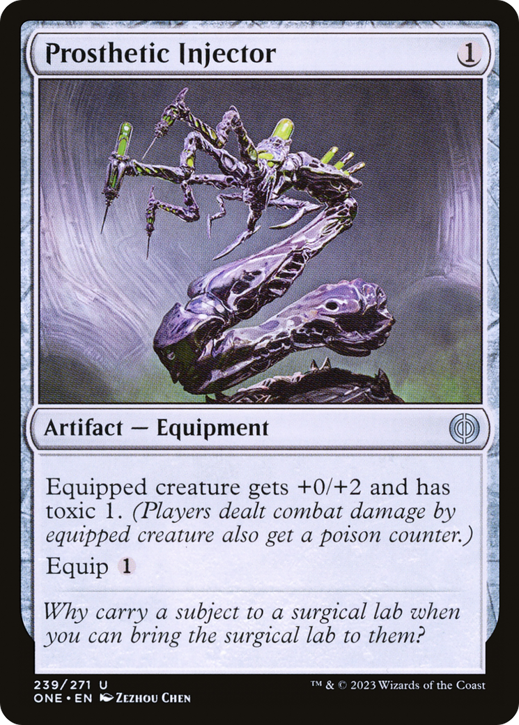 Prosthetic Injector [Phyrexia: All Will Be One] - Magic: The Gathering - Card Brawlers | Quebec | Canada |