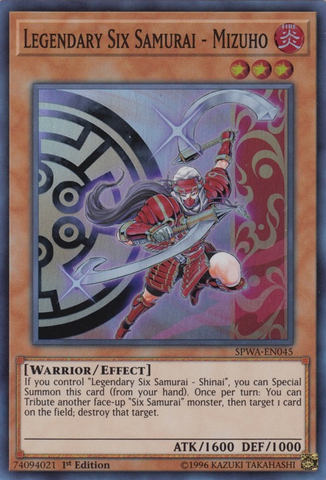Legendary Six Samurai - Mizuho [SPWA-EN045] Super Rare - Yu-Gi-Oh! - Card Brawlers | Quebec | Canada |