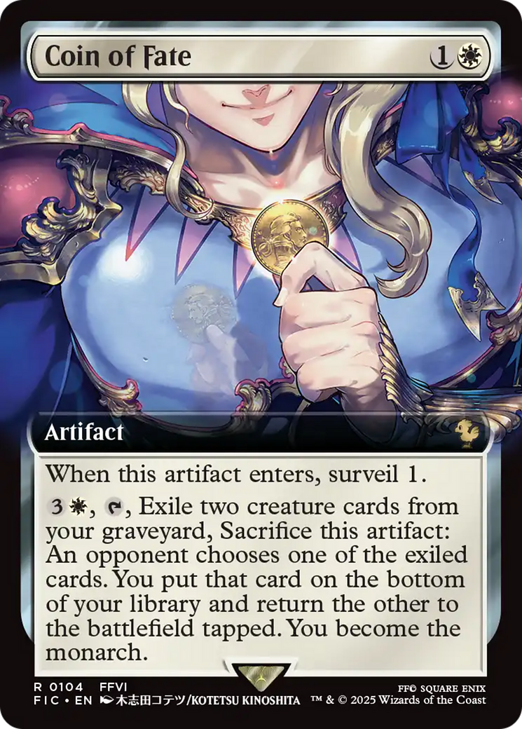 Coin of Fate (Extended Art) [FINAL FANTASY Commander] - Magic: The Gathering - Card Brawlers | Quebec | Canada |
