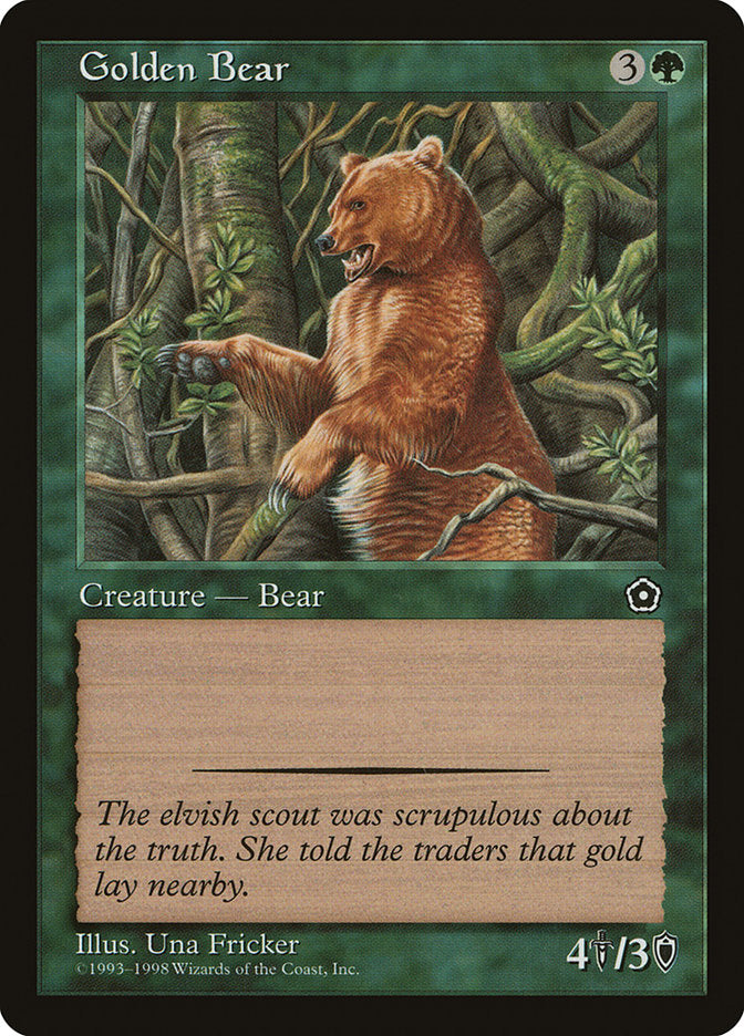Golden Bear [Portal Second Age] - Magic: The Gathering - Card Brawlers | Quebec | Canada |
