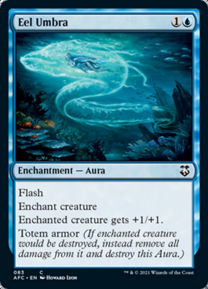 Eel Umbra [Dungeons & Dragons: Adventures in the Forgotten Realms Commander] - Card Brawlers