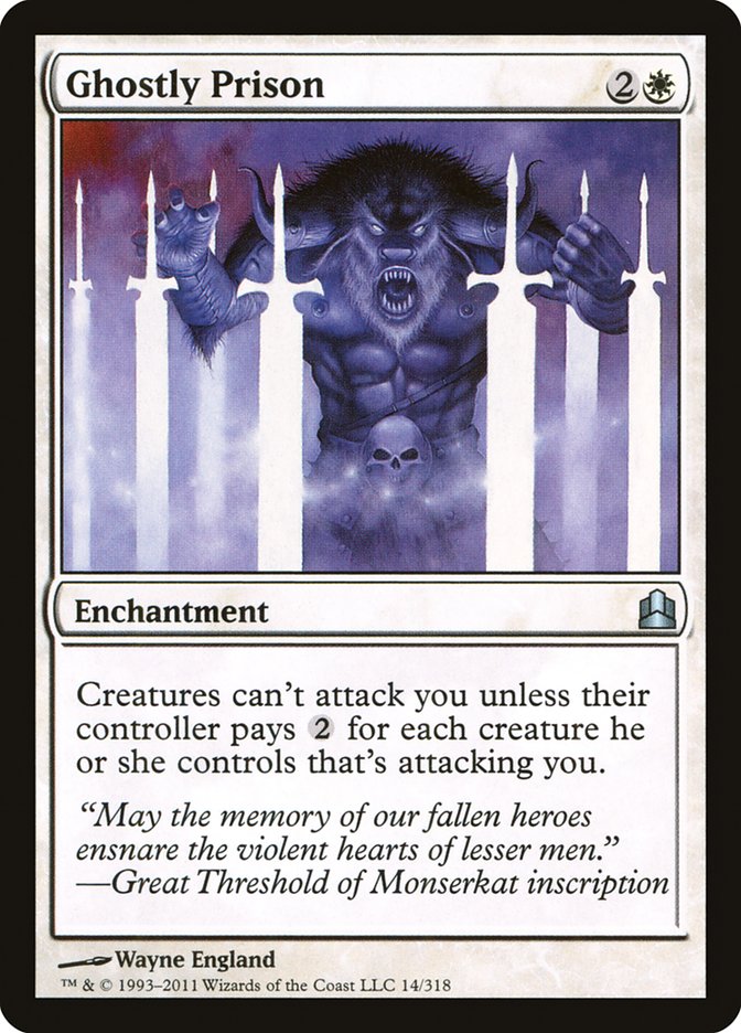 Ghostly Prison [Commander 2011] - Magic: The Gathering - Card Brawlers | Quebec | Canada |