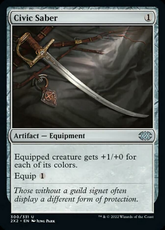 Civic Saber [Double Masters 2022] - Magic: The Gathering - Card Brawlers | Quebec | Canada |