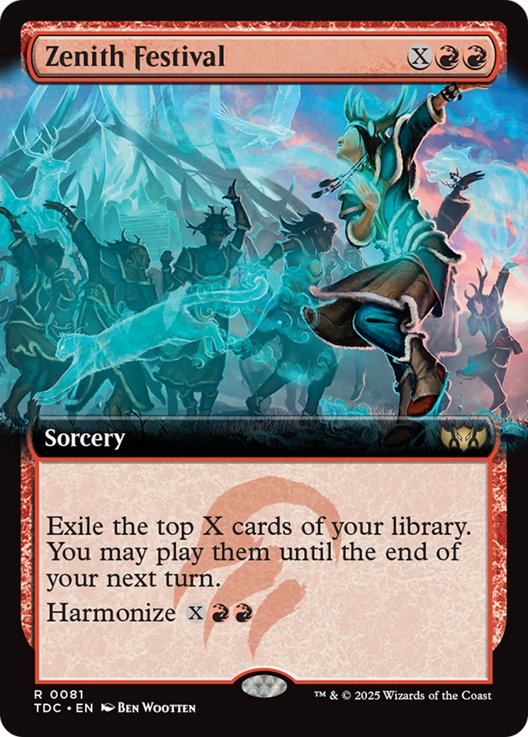 Zenith Festival (Extended Art) [Tarkir: Dragonstorm Commander] - Magic: The Gathering - Card Brawlers | Quebec | Canada |