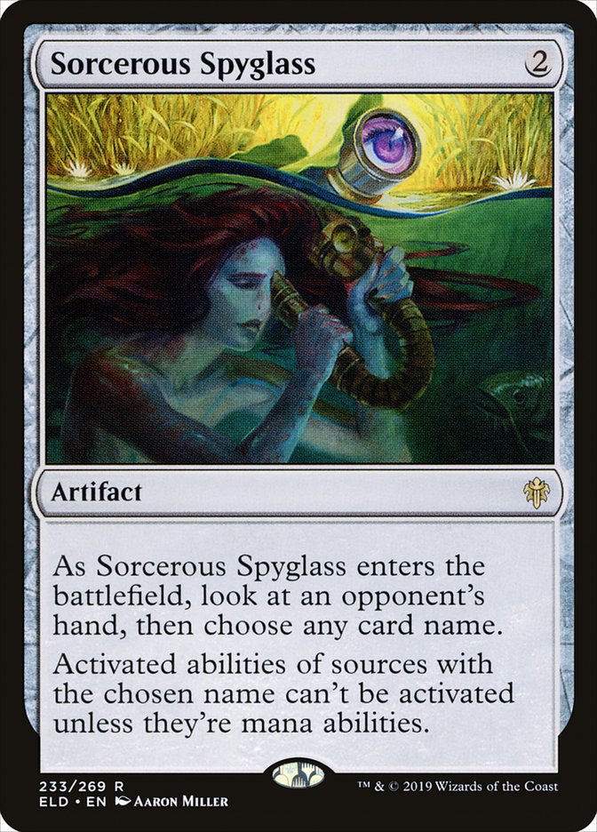 Sorcerous Spyglass [Throne of Eldraine] - Magic: The Gathering - Card Brawlers | Quebec | Canada |