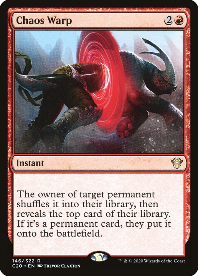 Chaos Warp [Commander 2020] - Magic: The Gathering - Card Brawlers | Quebec | Canada |