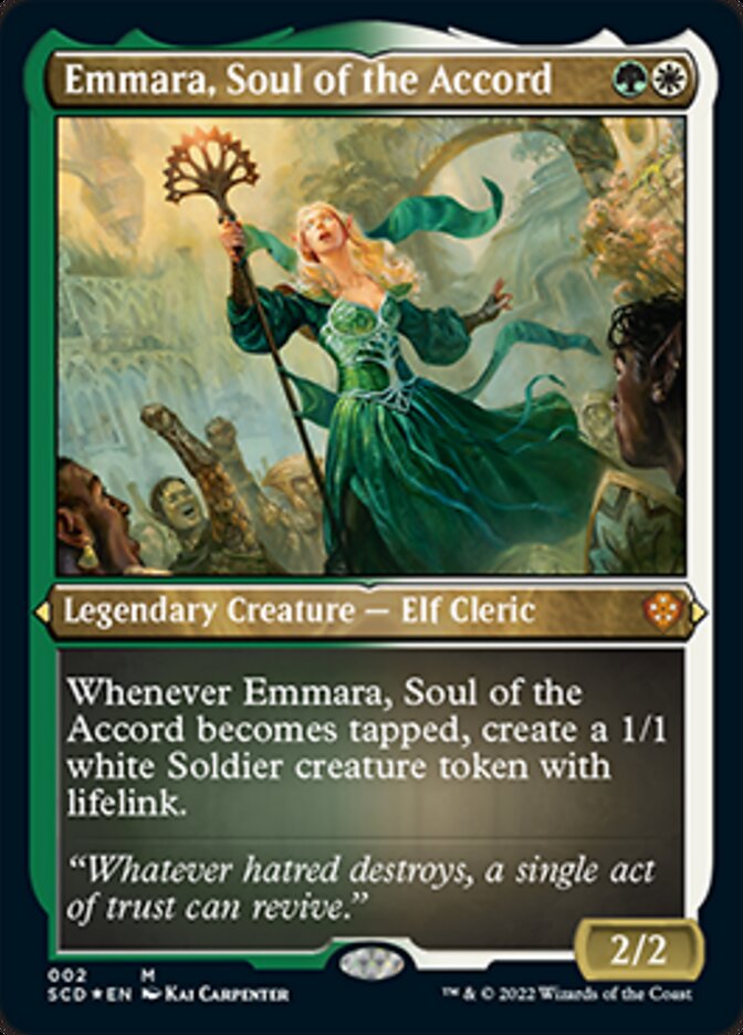 Emmara, Soul of the Accord (Foil Etched) [Starter Commander Decks] - Magic: The Gathering - Card Brawlers | Quebec | Canada |