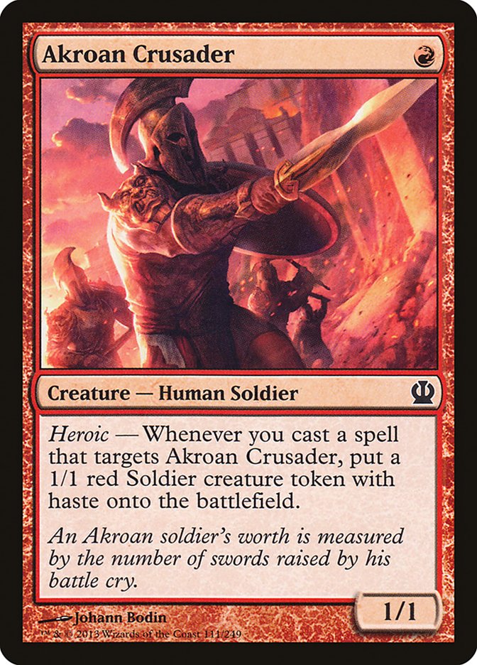 Akroan Crusader [Theros] - Magic: The Gathering - Card Brawlers | Quebec | Canada |