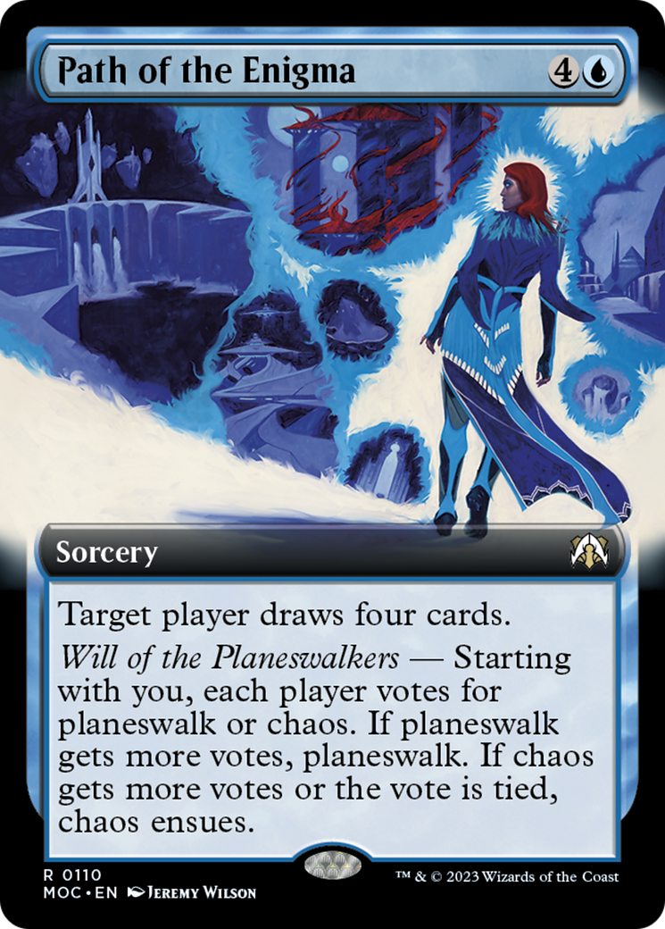 Path of the Enigma (Extended Art) [March of the Machine Commander] - Magic: The Gathering - Card Brawlers | Quebec | Canada |