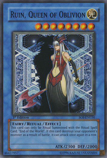 Ruin, Queen of Oblivion [SOI-EN034] Super Rare - Yu-Gi-Oh! - Card Brawlers | Quebec | Canada |