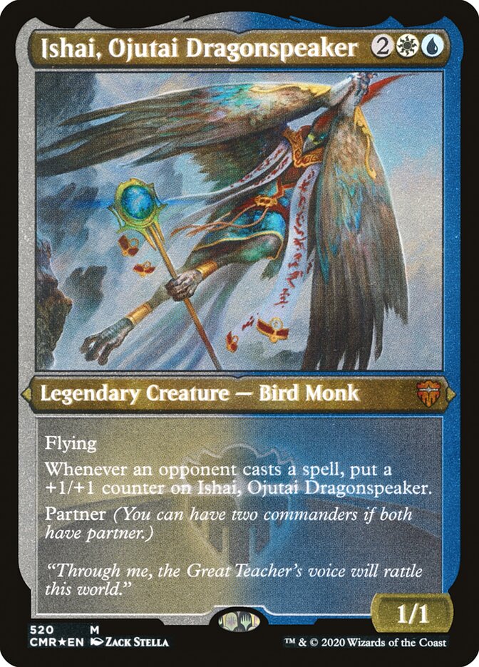 Ishai, Ojutai Dragonspeaker (Etched) [Commander Legends] - Magic: The Gathering - Card Brawlers | Quebec | Canada |