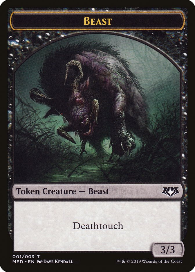 Beast Token [Mythic Edition Tokens] - Magic: The Gathering - Card Brawlers | Quebec | Canada |