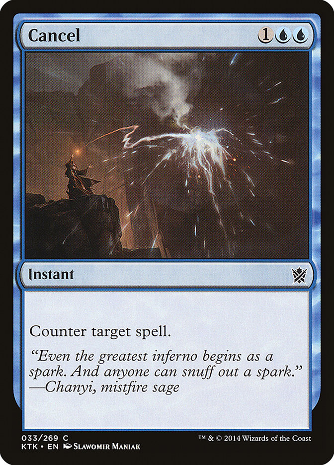 Cancel [Khans of Tarkir] - Magic: The Gathering - Card Brawlers | Quebec | Canada |