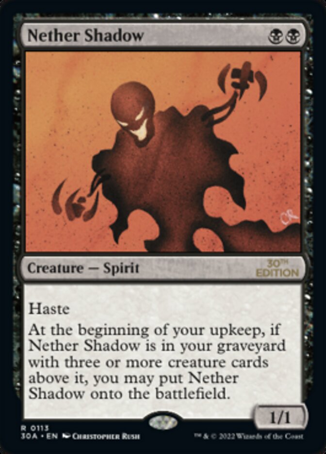 Nether Shadow [30th Anniversary Edition] - Magic: The Gathering - Card Brawlers | Quebec | Canada |