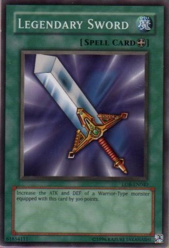 Legendary Sword [LOB-EN040] Common - Yu-Gi-Oh! - Card Brawlers | Quebec | Canada |