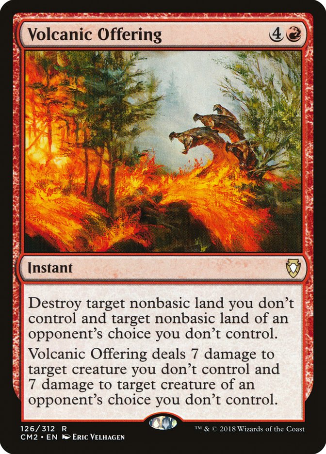 Volcanic Offering [Commander Anthology Volume II] - Magic: The Gathering - Card Brawlers | Quebec | Canada |