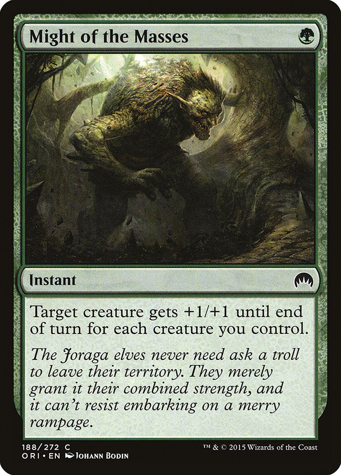 Might of the Masses [Magic Origins] - Magic: The Gathering - Card Brawlers | Quebec | Canada |