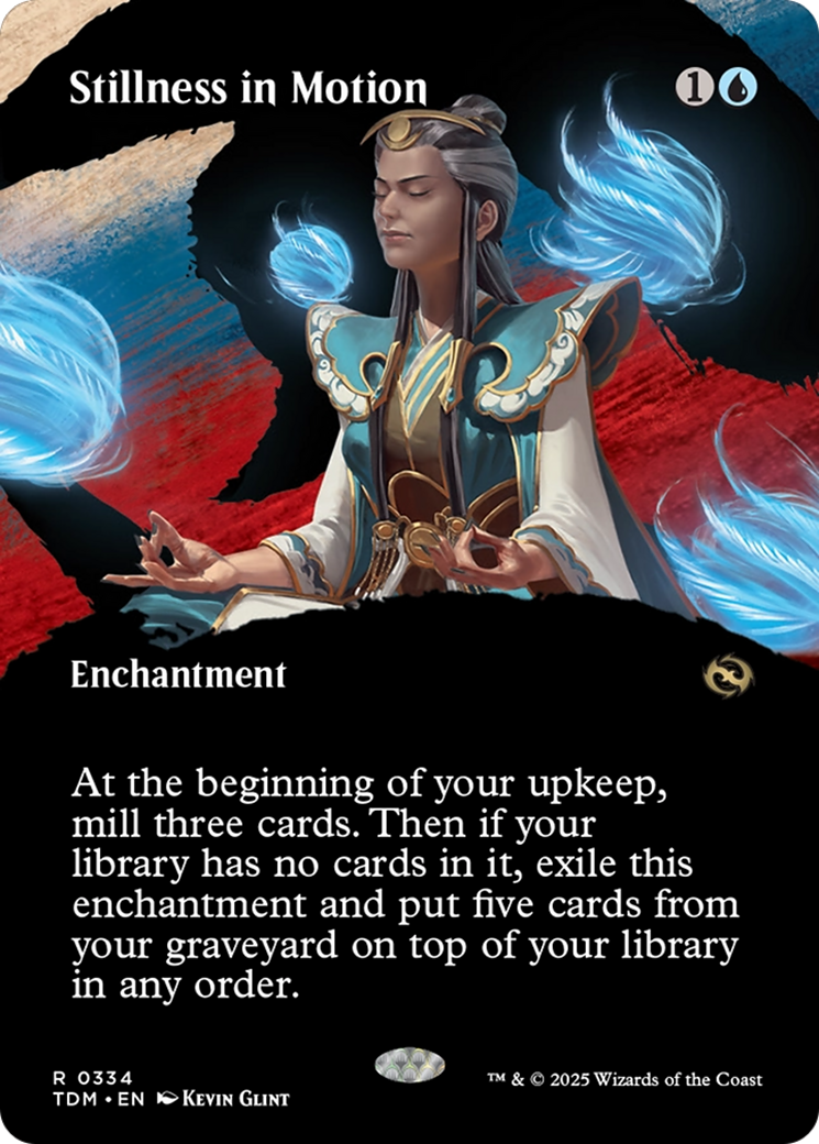 Stillness in Motion (Borderless) [Tarkir: Dragonstorm] - Magic: The Gathering - Card Brawlers | Quebec | Canada |