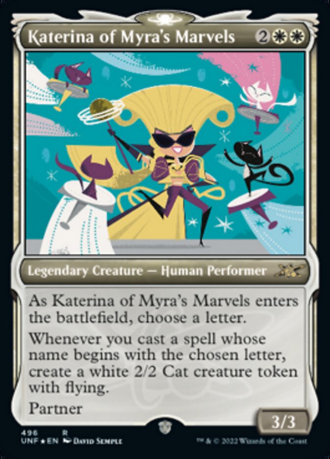 Katerina of Myra's Marvels (Showcase) (Galaxy Foil) [Unfinity] - Magic: The Gathering - Card Brawlers | Quebec | Canada |