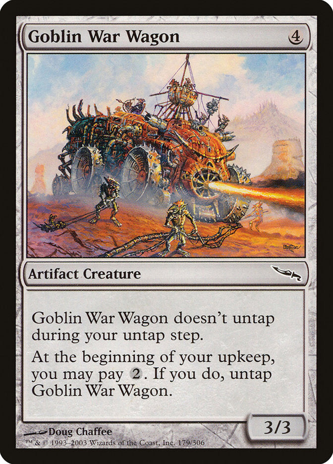 Goblin War Wagon [Mirrodin] - Magic: The Gathering - Card Brawlers | Quebec | Canada |