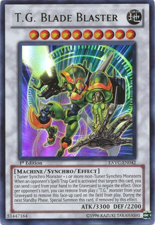 T.G. Blade Blaster [EXVC-EN042] Ultra Rare - Yu-Gi-Oh! - Card Brawlers | Quebec | Canada |