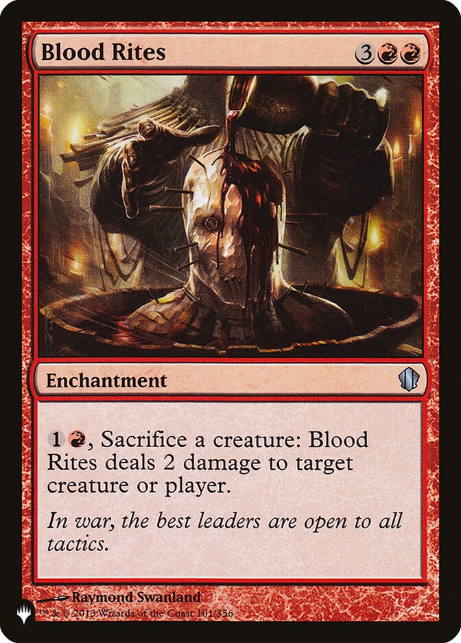 Blood Rites [The List] - Magic: The Gathering - Card Brawlers | Quebec | Canada |