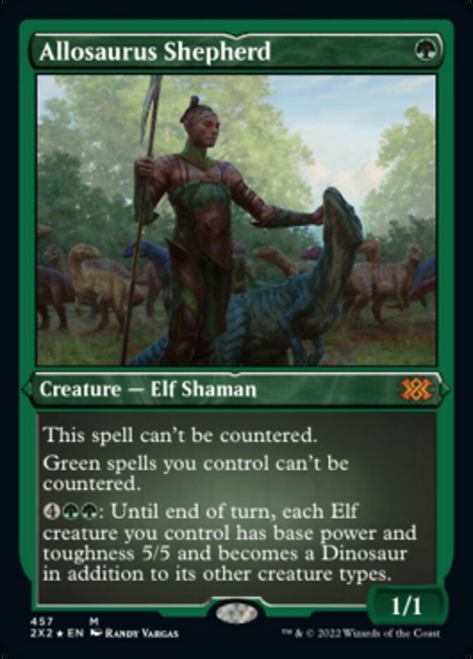Allosaurus Shepherd (Foil Etched) [Double Masters 2022] - Magic: The Gathering - Card Brawlers | Quebec | Canada |