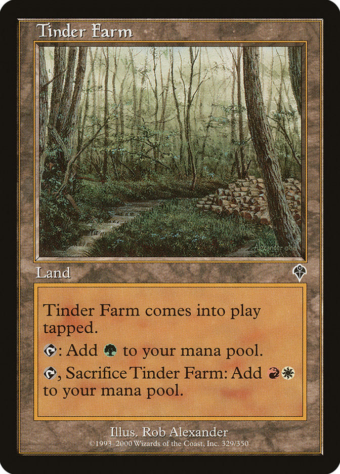 Tinder Farm [Invasion] - Magic: The Gathering - Card Brawlers | Quebec | Canada |