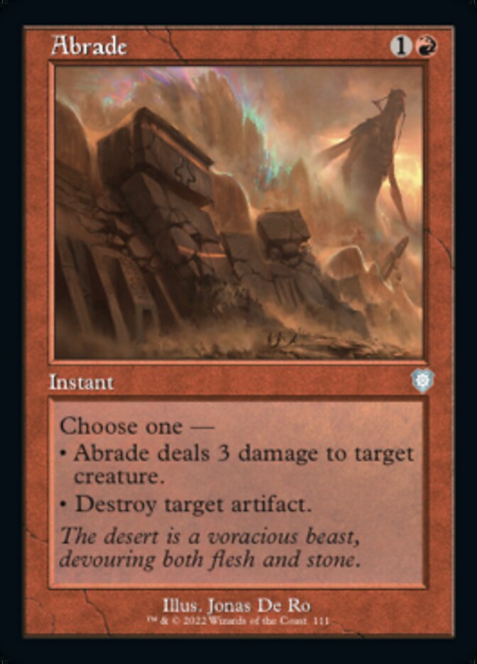 Abrade (Retro) [The Brothers' War Commander] - Magic: The Gathering - Card Brawlers | Quebec | Canada |