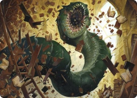 Bookwurm Art Card [Strixhaven: School of Mages Art Series] - Magic: The Gathering - Card Brawlers | Quebec | Canada |