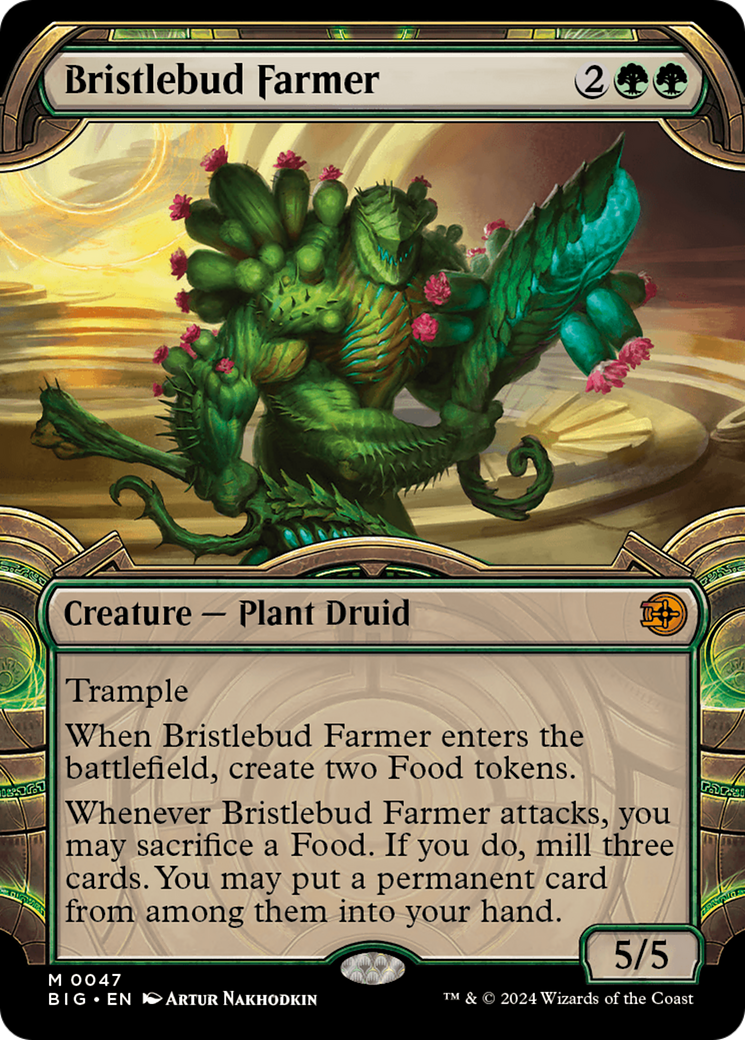 Bristlebud Farmer (Showcase) [Outlaws of Thunder Junction: The Big Score] - Magic: The Gathering - Card Brawlers | Quebec | Canada |
