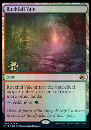 Rockfall Vale [Innistrad: Midnight Hunt Prerelease Promos] - Magic: The Gathering - Card Brawlers | Quebec | Canada |