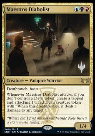 Maestros Diabolist (Promo Pack) [Streets of New Capenna Promos] - Magic: The Gathering - Card Brawlers | Quebec | Canada |