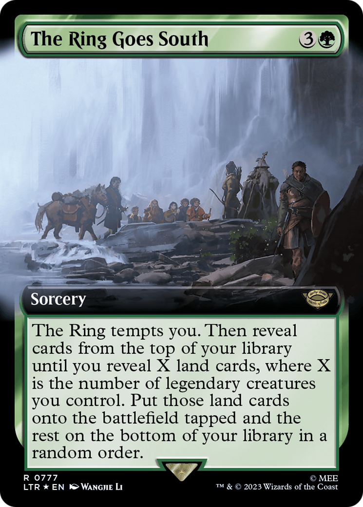 The Ring Goes South (Extended Art) (Surge Foil) [The Lord of the Rings: Tales of Middle-Earth] - Magic: The Gathering - Card Brawlers | Quebec | Canada |