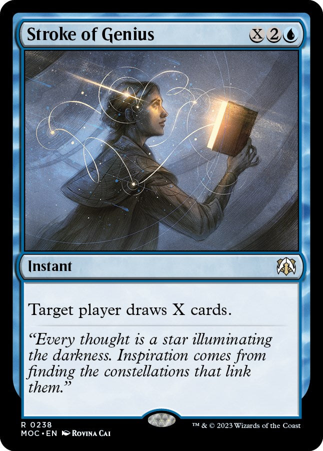 Stroke of Genius [March of the Machine Commander] - Magic: The Gathering - Card Brawlers | Quebec | Canada |