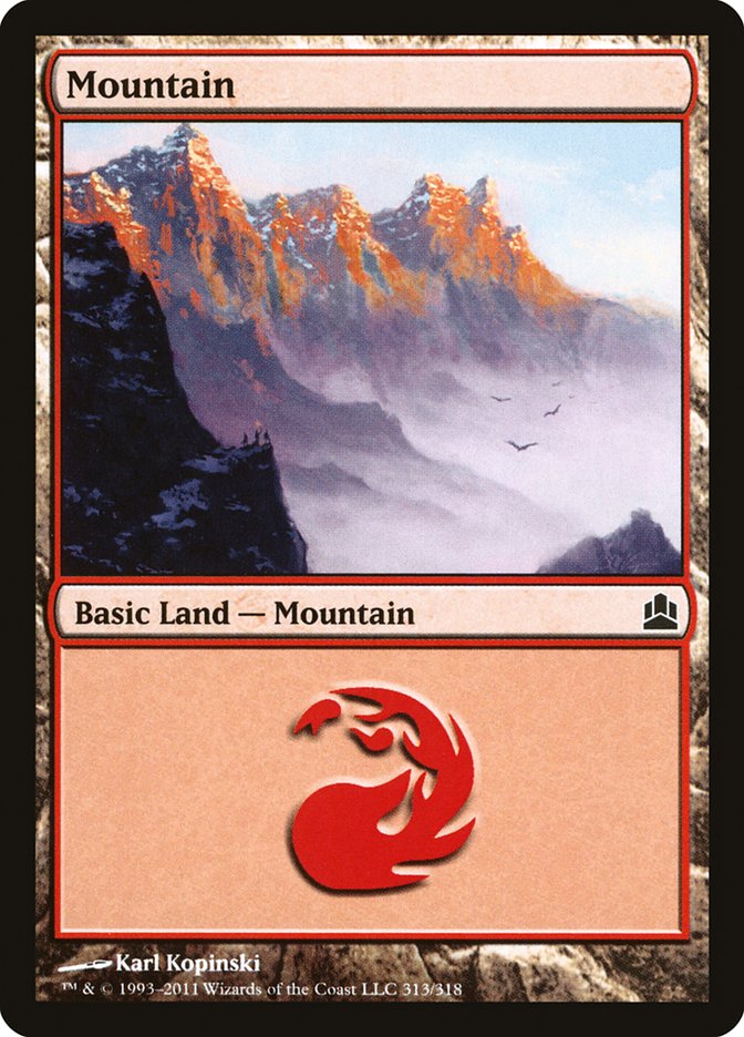Mountain (313) [Commander 2011] - Magic: The Gathering - Card Brawlers | Quebec | Canada |
