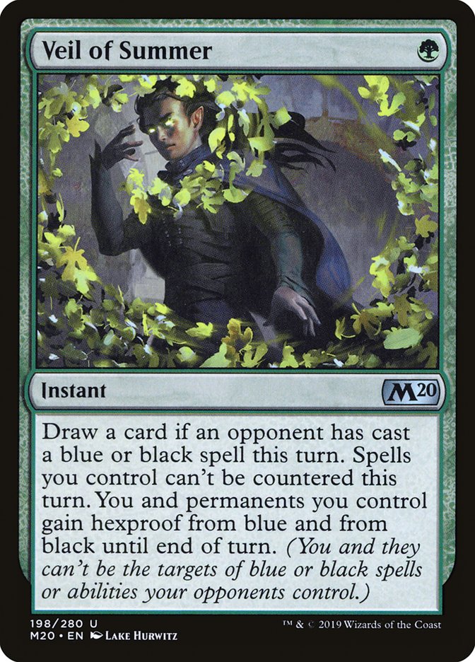 Veil of Summer [Core Set 2020] - Magic: The Gathering - Card Brawlers | Quebec | Canada |