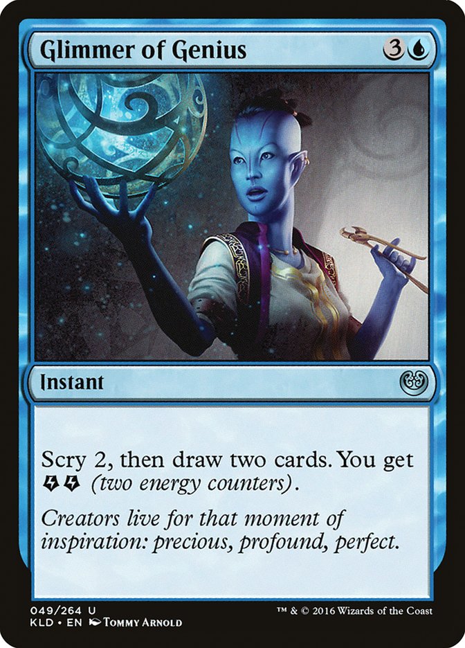 Glimmer of Genius [Kaladesh] - Magic: The Gathering - Card Brawlers | Quebec | Canada |