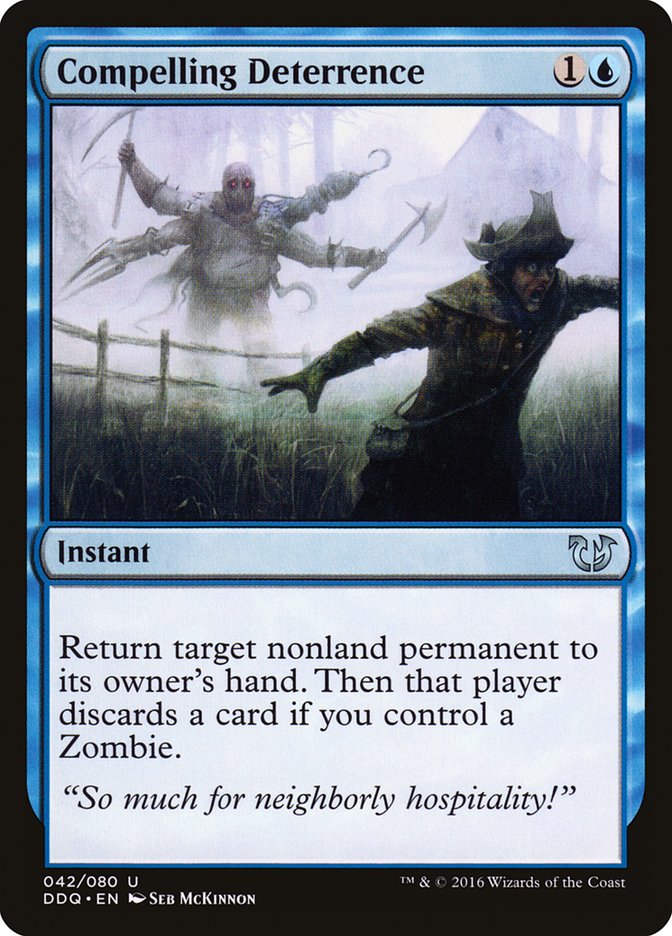 Compelling Deterrence [Duel Decks: Blessed vs. Cursed] - Magic: The Gathering - Card Brawlers | Quebec | Canada |