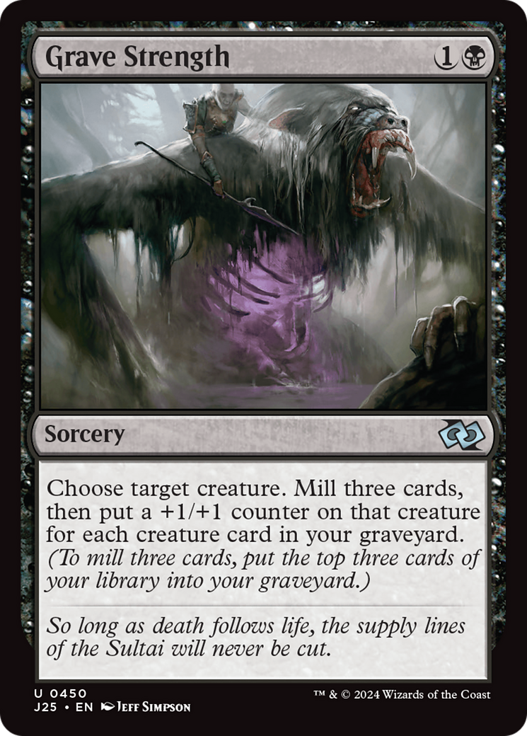 Grave Strength [Foundations Jumpstart] - Magic: The Gathering - Card Brawlers | Quebec | Canada |