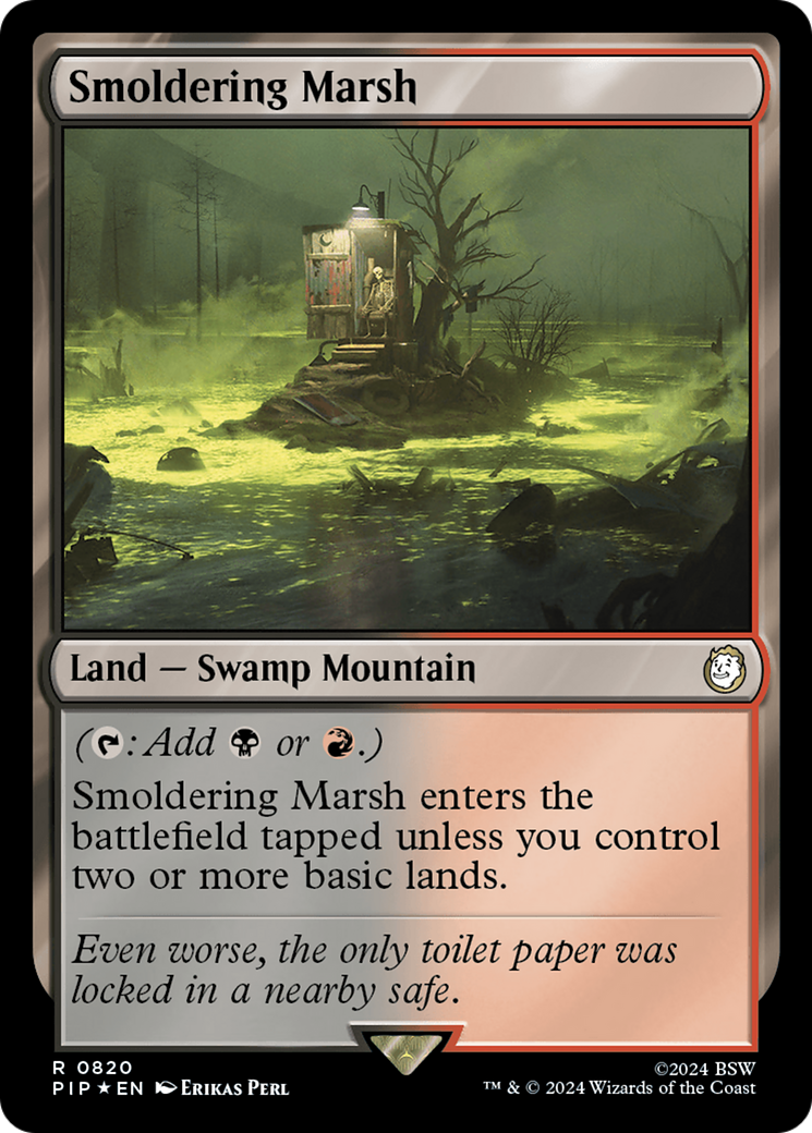 Smoldering Marsh (Surge Foil) [Fallout] - Magic: The Gathering - Card Brawlers | Quebec | Canada |