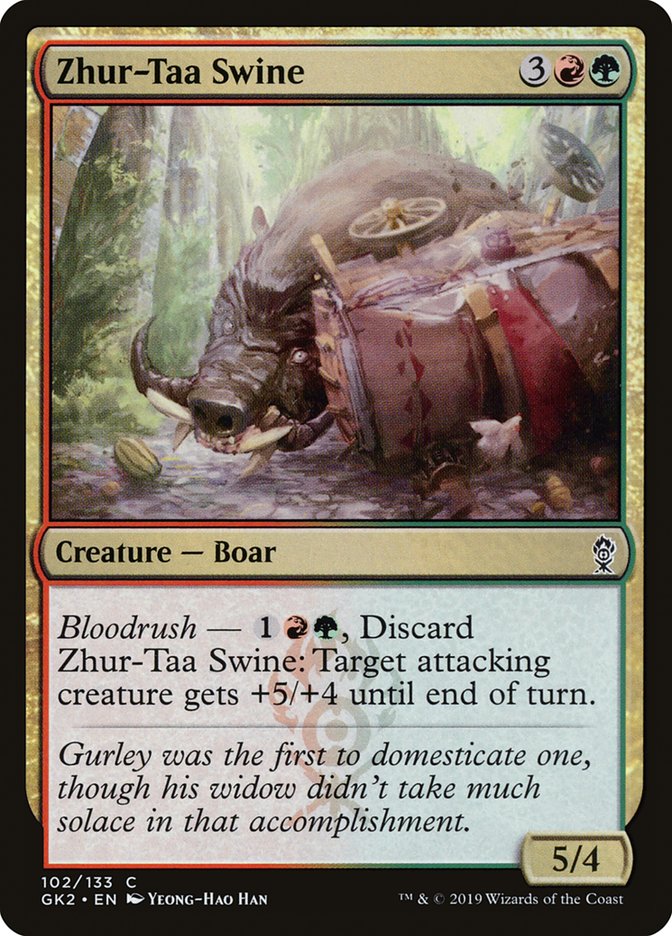 Zhur-Taa Swine [Ravnica Allegiance Guild Kit] - Magic: The Gathering - Card Brawlers | Quebec | Canada |