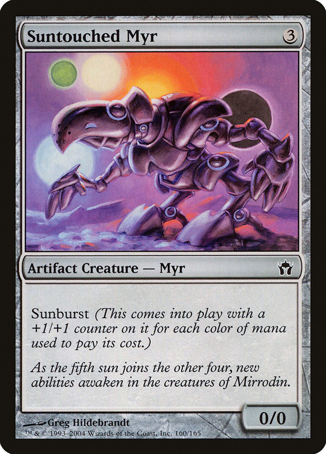 Suntouched Myr [Fifth Dawn] - Magic: The Gathering - Card Brawlers | Quebec | Canada |