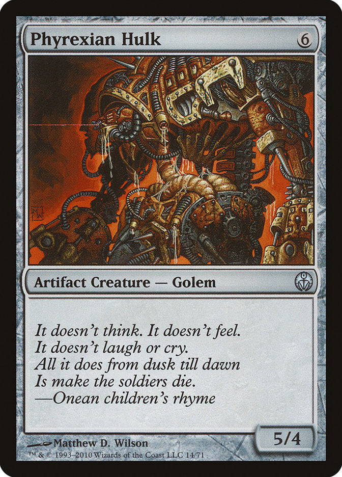 Phyrexian Hulk [Duel Decks: Phyrexia vs. the Coalition] - Magic: The Gathering - Card Brawlers | Quebec | Canada |