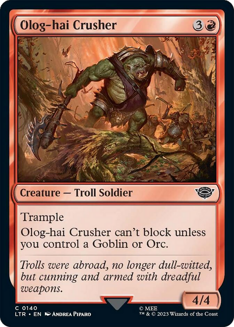 Olog-hai Crusher [The Lord of the Rings: Tales of Middle-Earth] - Magic: The Gathering - Card Brawlers | Quebec | Canada |