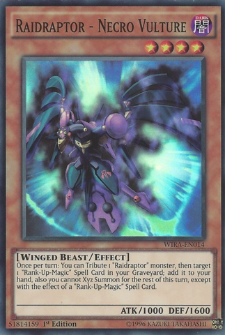 Raidraptor - Necro Vulture [WIRA-EN014] Super Rare - Yu-Gi-Oh! - Card Brawlers | Quebec | Canada |