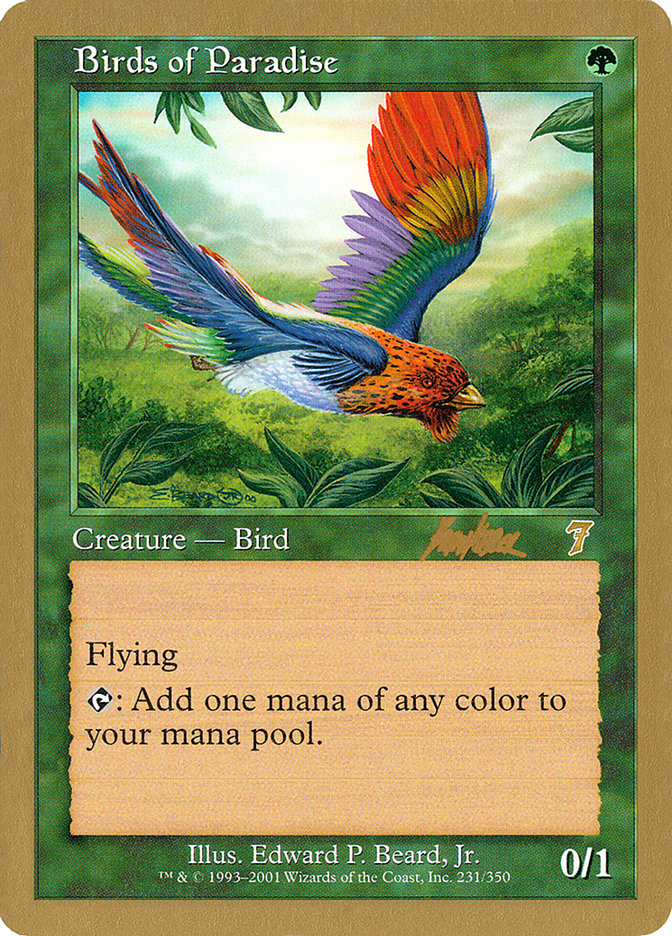 Birds of Paradise (Brian Kibler) [World Championship Decks 2002] - Magic: The Gathering - Card Brawlers | Quebec | Canada |