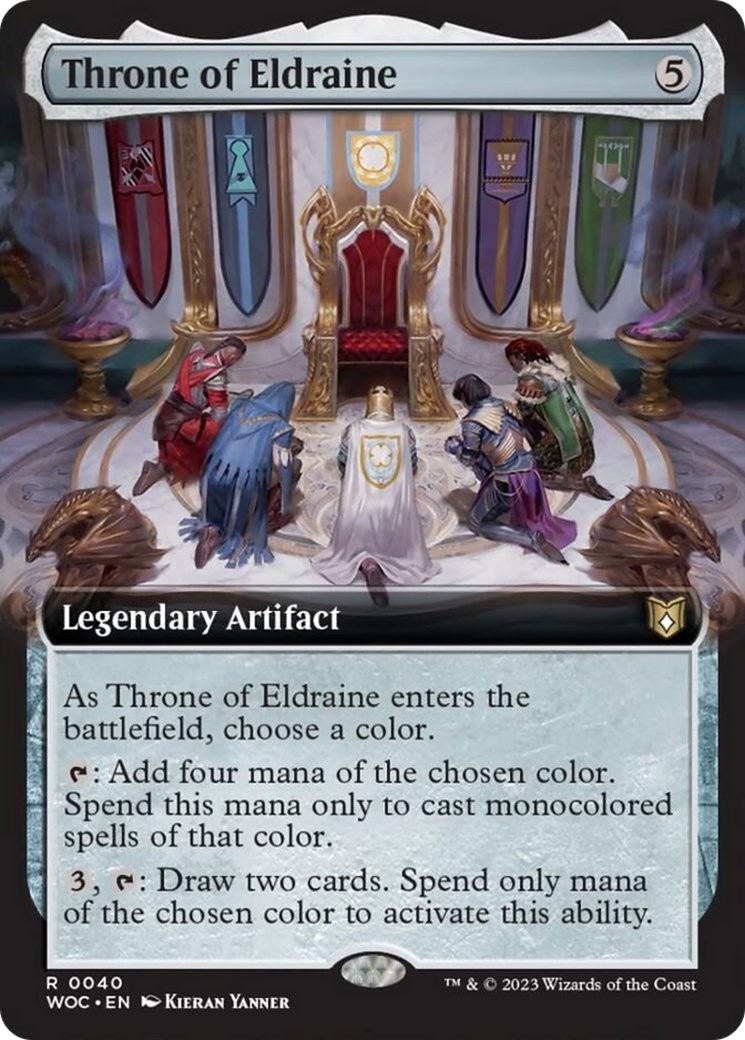 Throne of Eldraine (Extended Art) [Wilds of Eldraine Commander] - Magic: The Gathering - Card Brawlers | Quebec | Canada |